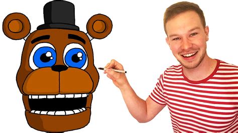 How To Draw Adventure Freddy From Fnaf World Characters Facedrawer