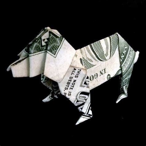 Here Are Dollar Bill Origami Easy Dog Make An Origami