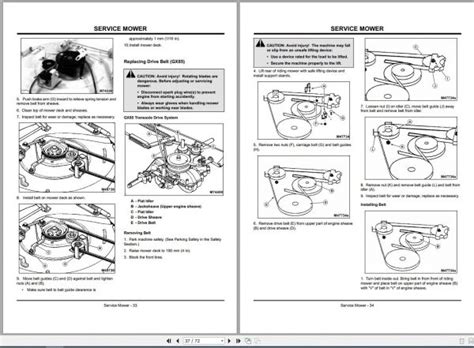 John Deere Riding Mowers Gx85 Sx85 Sn 105001 Operators Manual