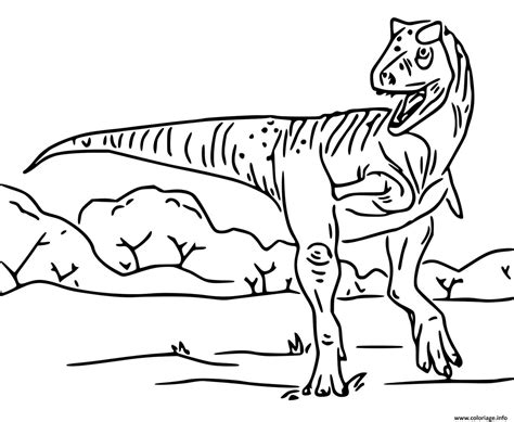 Coloriage Jurassic World La Colo Du Cretace Carnotaurus JeColorie