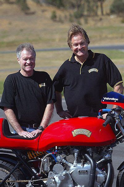 Irving Vincent Ken And Barry Horner Vincent Motorcycle Vincent