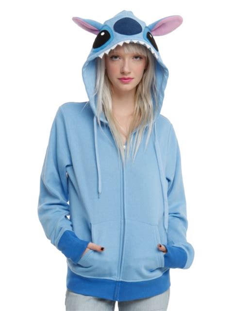 Zip Hoodie From Disneys Lilo And Stitch With A Fiercely Adorable Stitch
