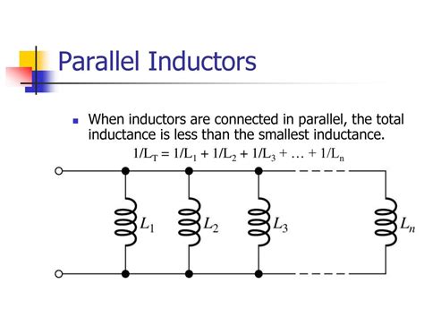 Inductors Connected In Parallel