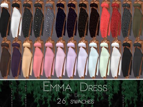 Emma Dress By Dissia At Tsr Sims 4 Updates
