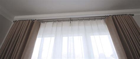 Double Wave Curtain With Voile Taylor And Paix Interiors
