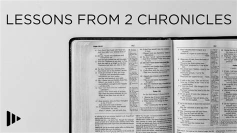 Lessons From 2 Chronicles Devotions From Time Of Grace Devotional