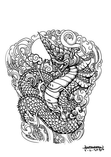Top More Than 73 Naga Tattoo Design Super Hot In Cdgdbentre