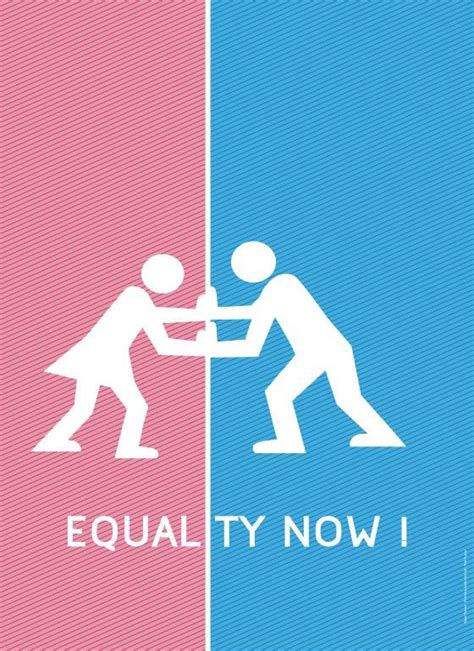 Gender Equality Now Poster Picto Fight By Marie Osscini Gleichberechtigung Flagge
