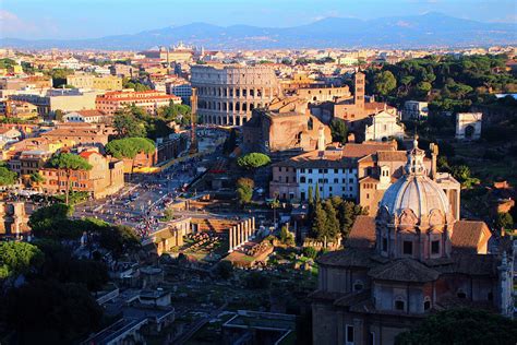 Skyline Rome The Colosseum Photograph By Phil White Fine Art America