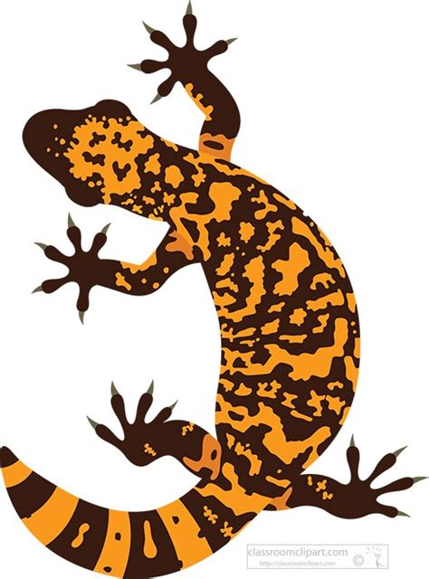 Lizard Clipart Clipart Gila Monster Venomous Lizard Reptile