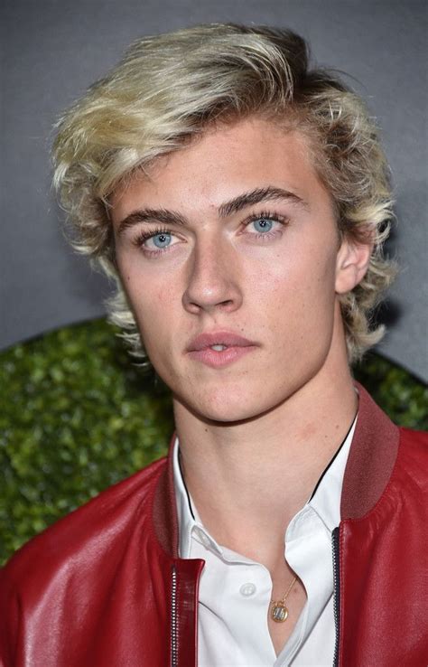 Model Lucky Blue Attends The Gq 20th Anniversary Men Of The Year Party At Chateau Marmont On