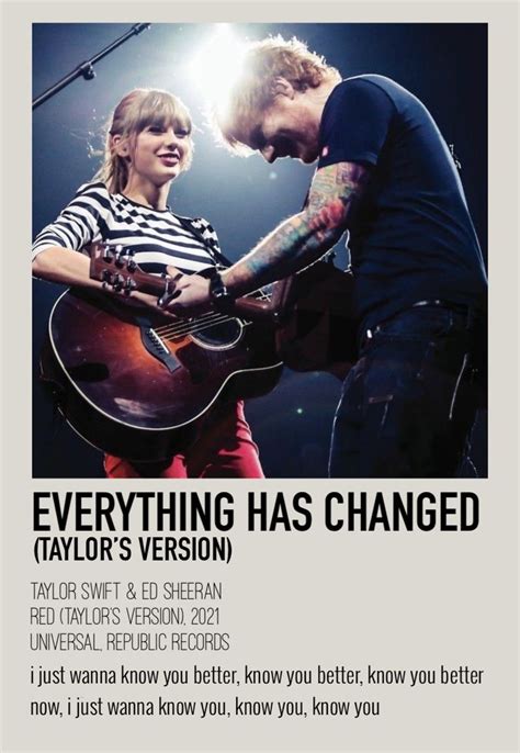 Everything Has Changed Taylor Swift Album Cover