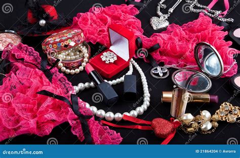 Female Accessories Stock Photo Image Of Glamour Romantic 21864204
