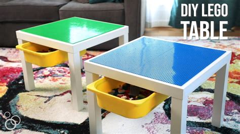 Easy Diy Ikea Lego Table With Storage Youtube