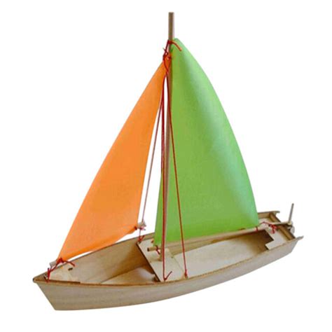 Diy Wooden Small Sailboat Ship Boat Model Building Kits Toy Home