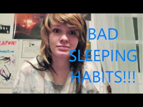 Bad Sleeping Habits Youtube