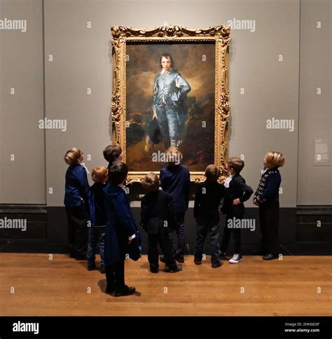 In The Winter Of 1922 Gainsboroughs ‘the Blue Boy Hung At The