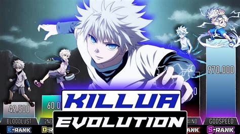 Killua Zoldyck Power Levels Evolution Animescale Youtube