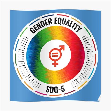 Global Goal Gender Equality Sdgs Poster By Tshirtdesignhub