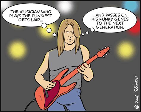 Funky Guitar Stivers Cartoons