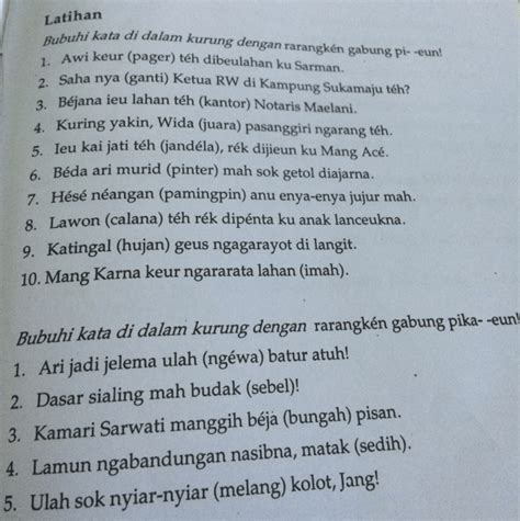Kunci jawaban warangka basa sunda kelas 3 hal 81. Kunci Jawaban Warangka Basa Sunda Kelas 3 Hal 81 : Jawaban ...