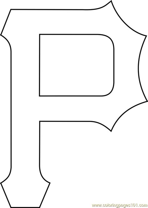 Pittsburgh Pirates Logo Coloring Page For Kids Free Mlb Printable