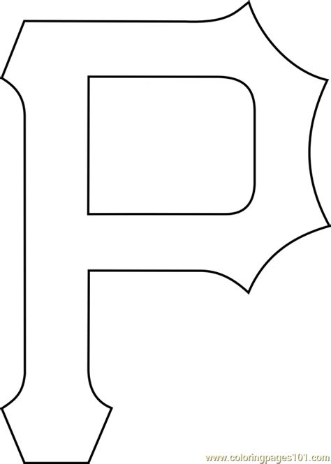 This coloring page was posted on. Pittsburgh Pirates Logo Coloring Page for Kids - Free MLB ...