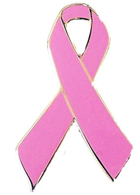 pink ribbon awareness pin breast cancer pin