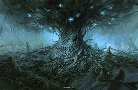 Ancient Tree By Nele Diel On Deviantart In 2021 Fantasy Tree Ancient