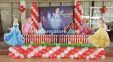 2d Princess Theme Birthday Decoration Bangalore Catering Services