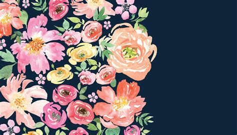 Floral Desktop Wallpapers On Wallpaperdog