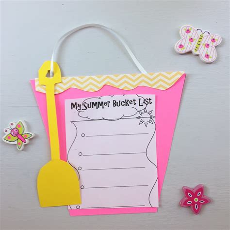 Click here for new year craft videos. Sweet Magnolia Way: Summer Bucket List - End of the Year Craft
