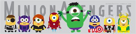 Girlfriends Of Habit Despicable Me Minions As Avengers