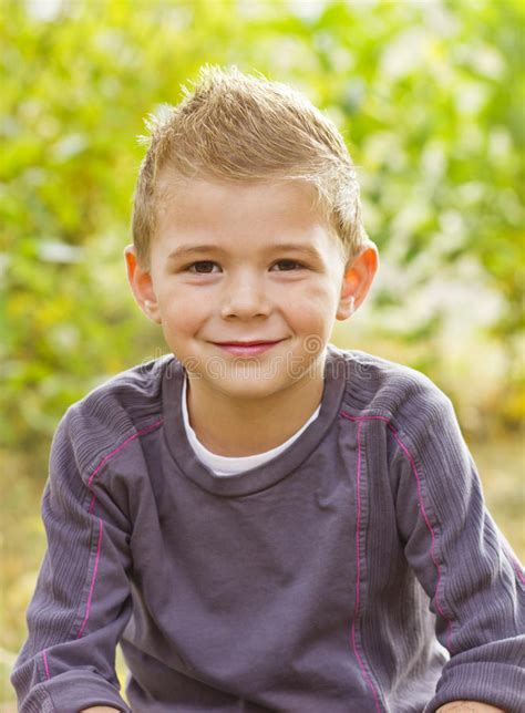 Handsome Young Boy Portrait Stock Photo Image Of