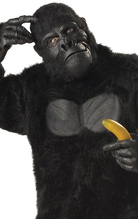 Mens Fancy Dress Standard Size Rubies Official Gorilla In The Midst