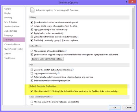 Set Onenote 2013 Desktop As Default App For Surface Pro 3 Pen