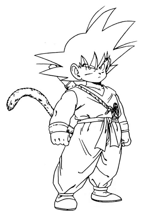 Dibujos Para Pintar Goku Fase 4 Dibujos Para Pintar
