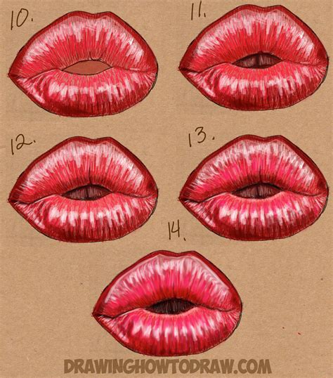 Kiss Lips Drawing Easy