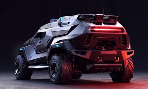 Armortruck Futuristic Armored SUV Concept | Cool Material