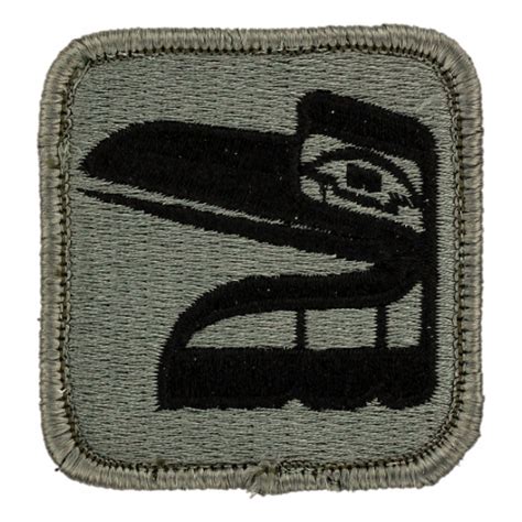 81st Infantry Brigade Patch Foliage Green Velcro® Brand Fastener