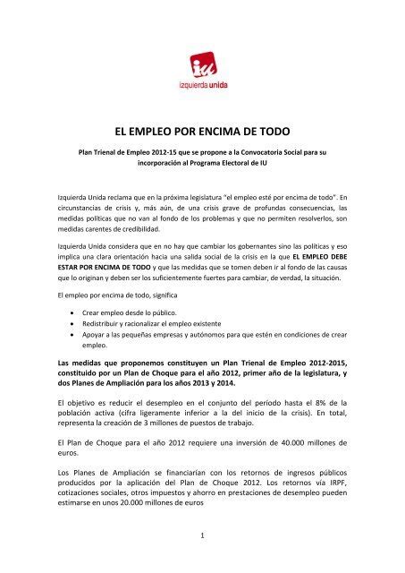 Propuesta De Trabajo Pdf