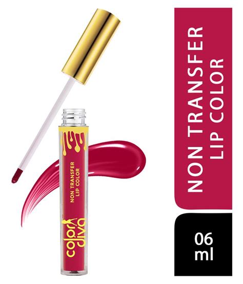 Color Diva Non Transfer Matte Liquid Lipstick Ll501 105 Purple 6 Ml