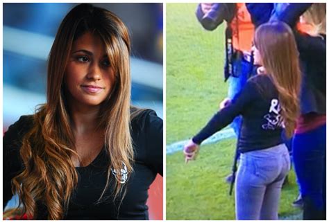En Fotos Antonella Roccuzzo Esposa De Messi Muy Sensual En El Camp Nou