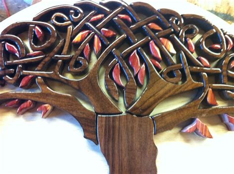 Celtic Tree Of Life Intarsia Woodworking By Chris Mobley