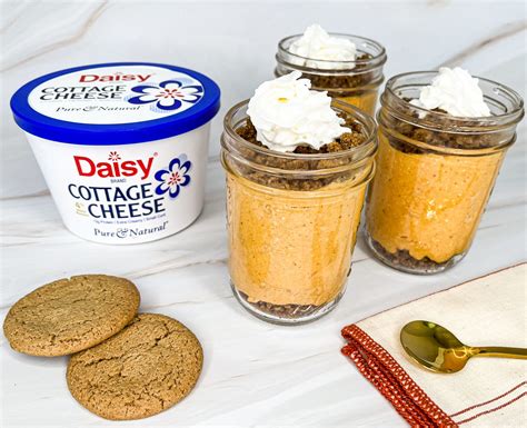 No Bake Pumpkin Cheesecake Jars Recipe Daisy Brand