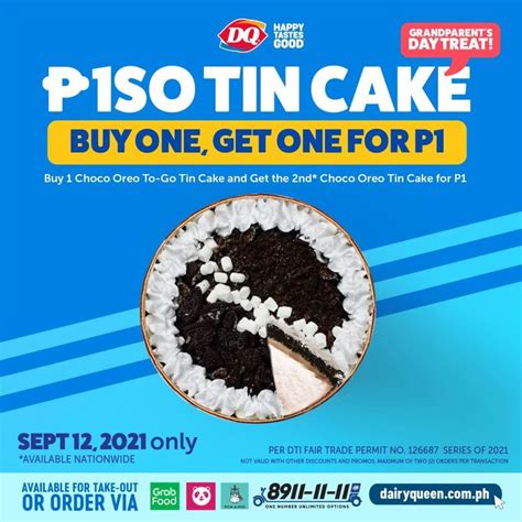 Dairy Queen S PISO Tin Cake A Grandparents Day Treat Dairy Queen