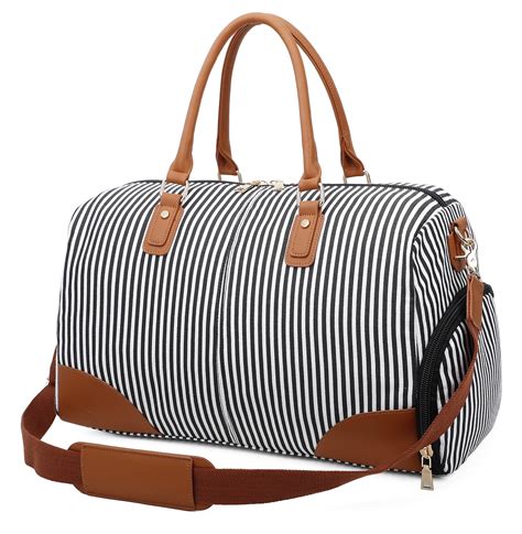 Gimay Weekend Travel Bag Women Overnight Duffle Canvas Tote Bags