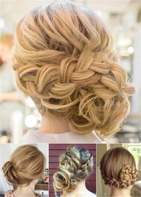 You can tape or clip a small weft of extra length around any ponytail and scrunch it up into a figure 8 to create similar origami style buns, like the ones seen here. 60 Trendiest Updos for Medium Length Hair | Updos for ...