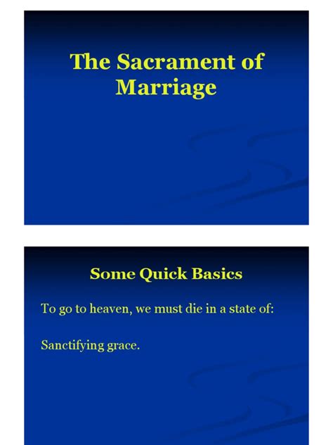 Sacrament Of Marriage Powerpoint Pdf Marriage Eucharist