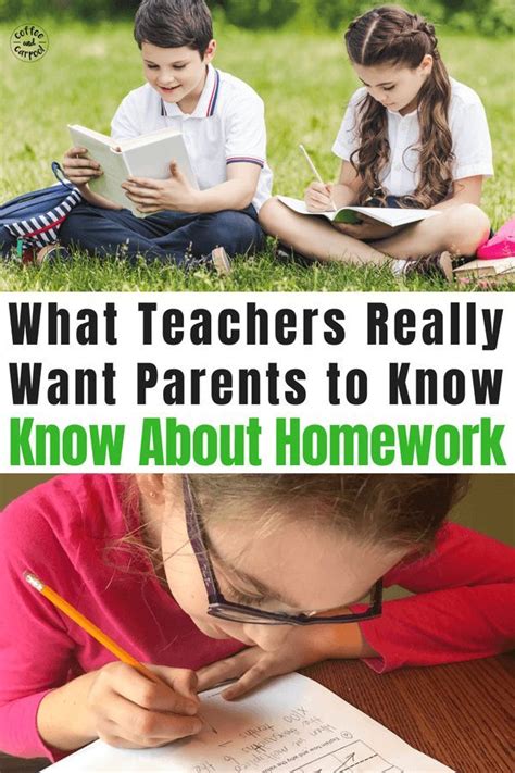 What Teachers Want You To Know About Homework Parenting Homework